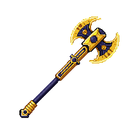golden throwing axe