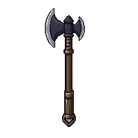 obsidian hand axe