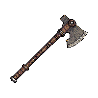 rusted cleaver