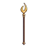 bronze quarterstaff
