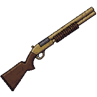 bronze shotgun double barrel