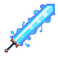 crystal longsword