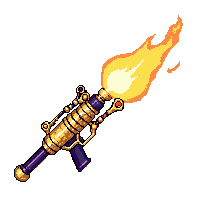 golden flamethrower