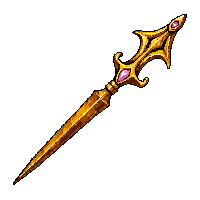 golden stiletto