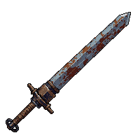 rusted broadsword