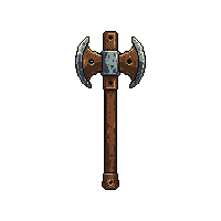 rusted poleaxe