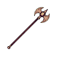 rusted halberd