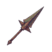 rusted trident