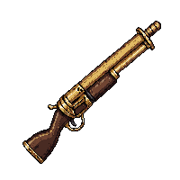 bronze gatling gun