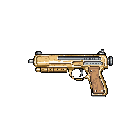 bronze laser pistol