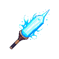 crystal gatling gun