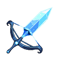crystal hand crossbow