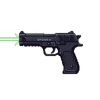 obsidian laser pistol