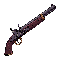 rusted flintlock pistol