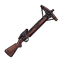 rusted hand crossbow