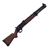 rusted lever action rifle