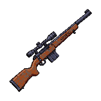 rusted sniper rifle