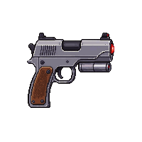 steel laser pistol