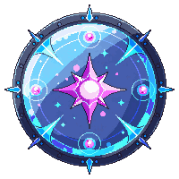 crystal round shield