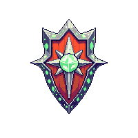crystal spiked shield