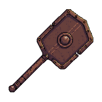 rusted tower shield
