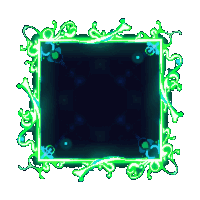 word garden 5164 border scifi plasma green